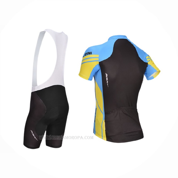 2014 Ropa Ciclismo Pearl Izumi Negro Azul Mangas Corta y Culotte Corto